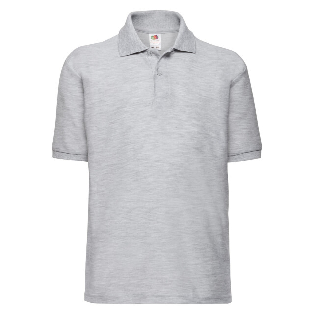 Fruit of the Loom Kinder/kinder 65/35 poloshirt UTLT1880_heathergrey large