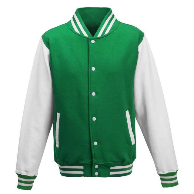 Awdis Varsity-jasje in polykatoen voor volwassenen UTLT1881_kellygreenwhite large