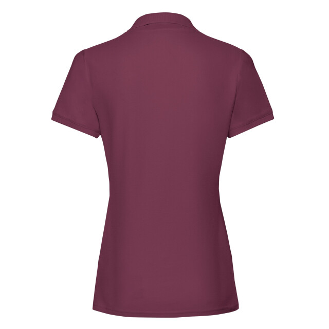Fruit of the Loom Dames premium poloshirt UTLT1877_burgundy large