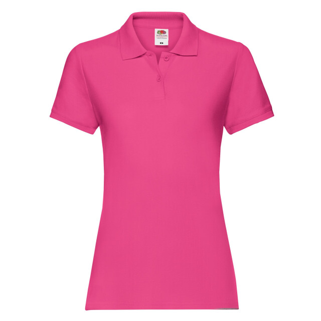Fruit of the Loom Dames premium poloshirt UTLT1877_fuchsia large