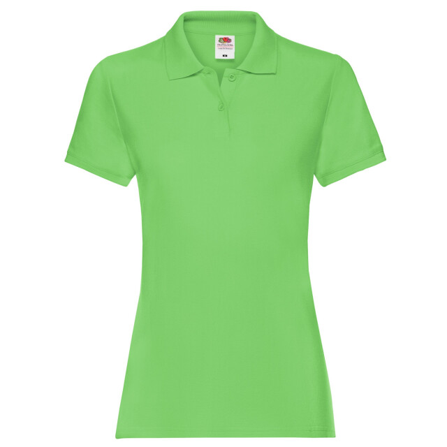 Fruit of the Loom Dames premium poloshirt UTLT1877_lime large