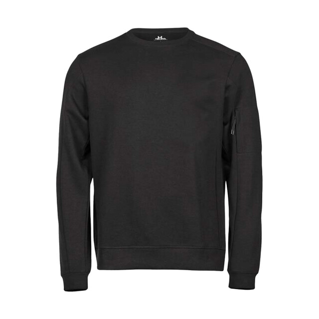 Tee Jays Unisex athletic crew neck sweatshirt voor volwassenen UTLT1384_black large