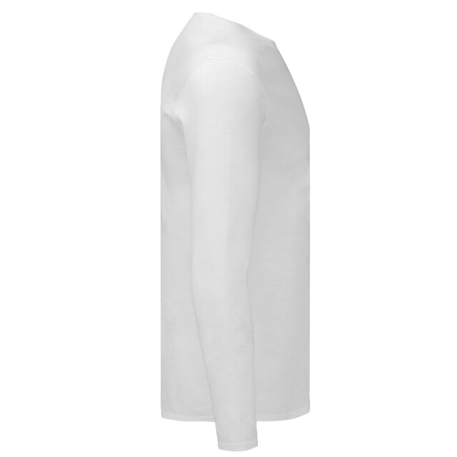Fruit of the Loom Unisex adult iconic 140 t-shirt met lange mouwen UTLT1418_white large