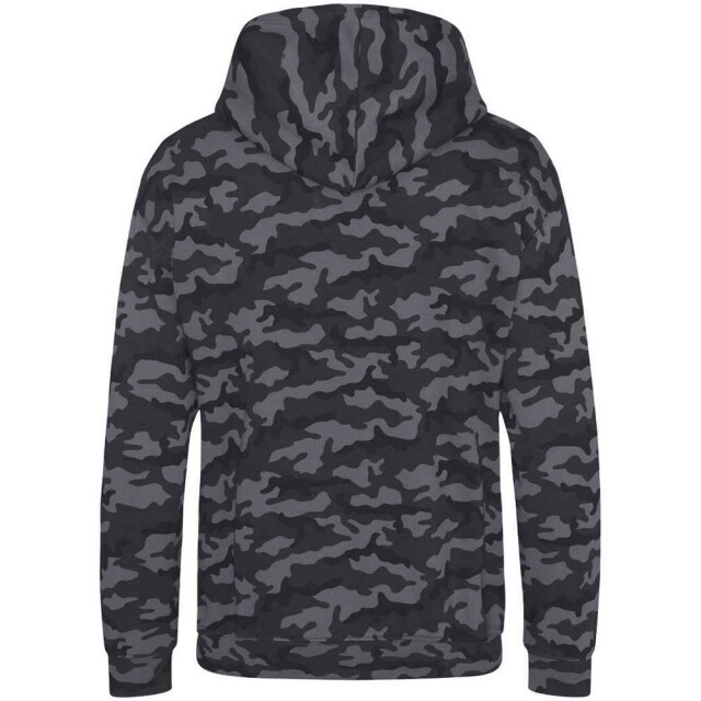 Awdis Kinderen/kinderen camo hoodie UTLT1447_black large