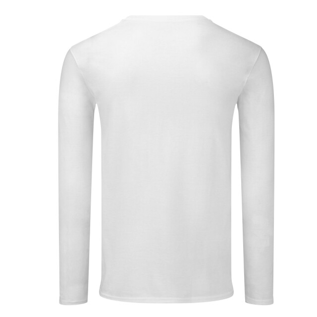 Fruit of the Loom Unisex adult iconic 140 t-shirt met lange mouwen UTLT1418_white large