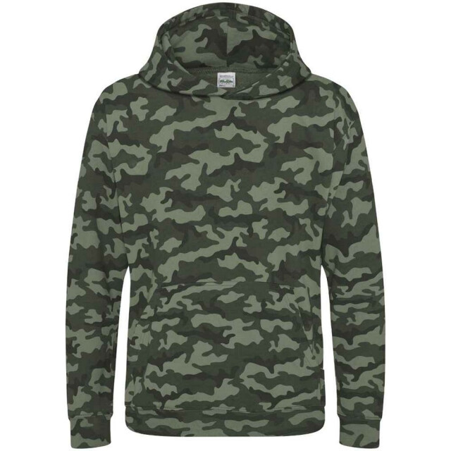 Awdis Kinderen/kinderen camo hoodie UTLT1447_green large