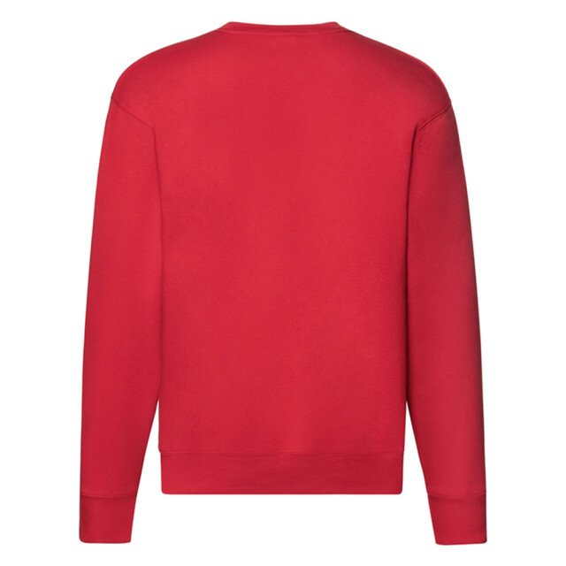 Fruit of the Loom Heren premium ingelegd sweatshirt UTLT1358_red large
