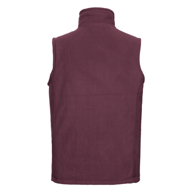 Russell Athletic Heren fleece outdoor gilet UTLT1326_burgundy large