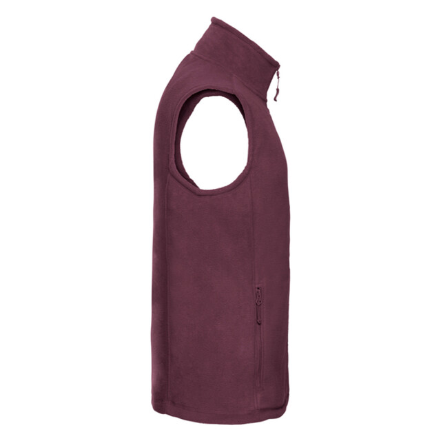 Russell Athletic Heren fleece outdoor gilet UTLT1326_burgundy large