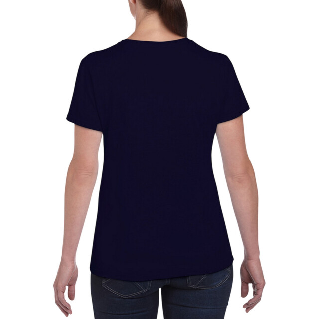 Gildan Dames t-shirt van zwaar katoen UTLT1340_navy large