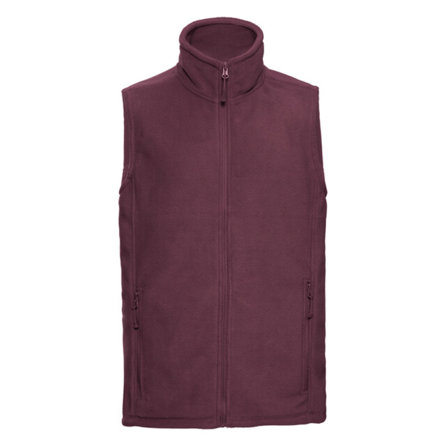Russell Athletic Heren fleece outdoor gilet UTLT1326_burgundy large