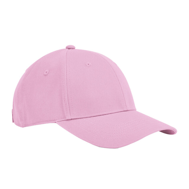 Beechfield Kinderen/kinderen earthaware classic 6 panel organic cotton cap UTLT1362_classicpink large