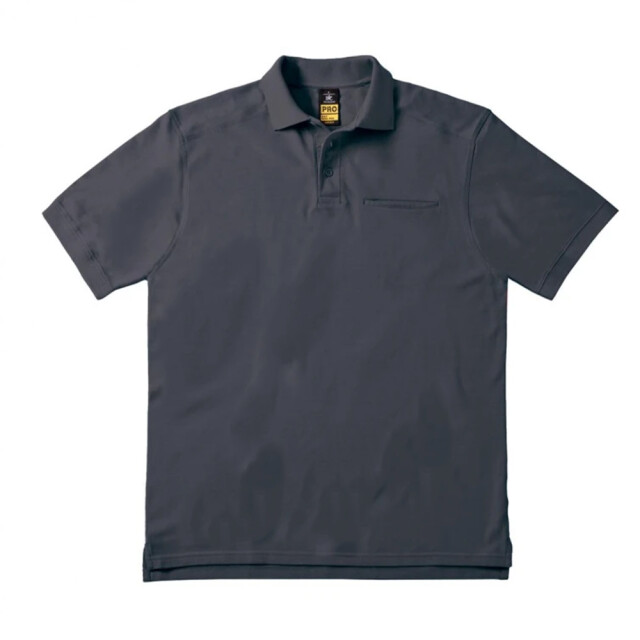 B and C Heren skill pro poloshirt UTLT1313_darkgreysolid large