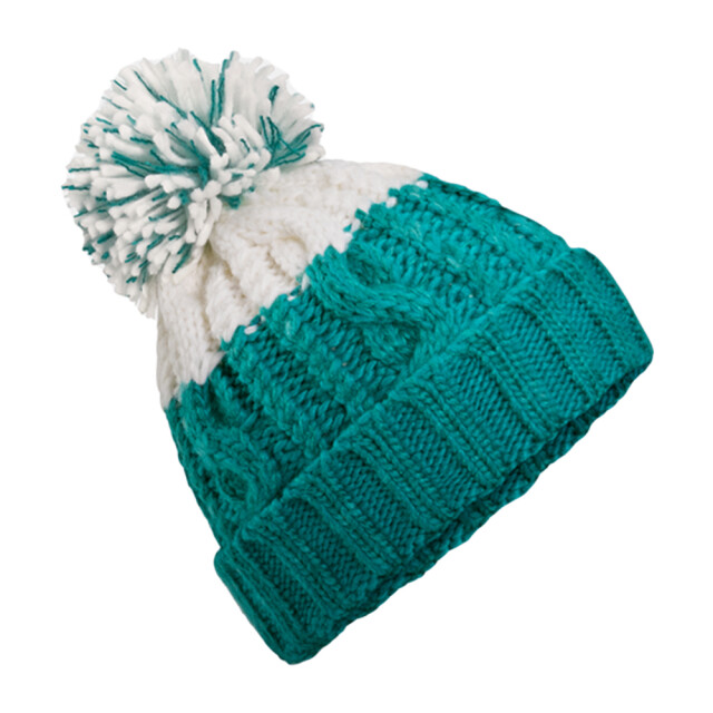 Beechfield Apres beanie UTLT1175_emeraldsoftwhite large