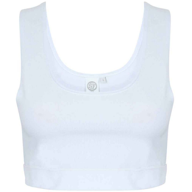 Skinni Fit Dames fashion gewaad top UTLT1286_white large