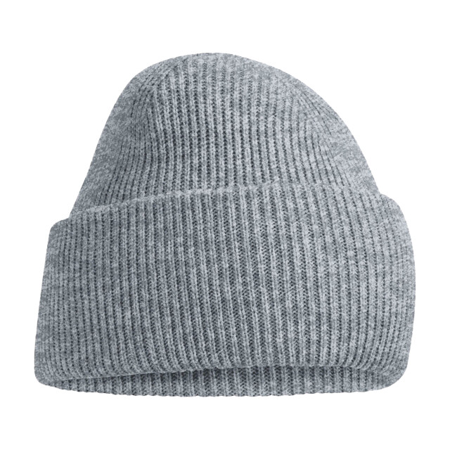 Beechfield Klassieke, diep gebreide muts UTLT1101_ash large