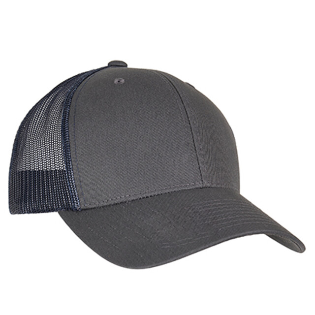Flexfit Retro tweekleurige truckerpet UTLT1166_charcoalnavy large