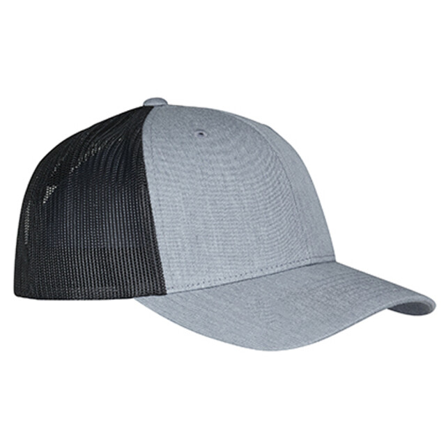 Flexfit Retro tweekleurige truckerpet UTLT1166_heathergreyblack large