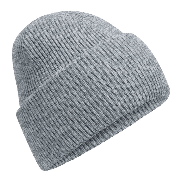 Beechfield Klassieke, diep gebreide muts UTLT1101_ash large