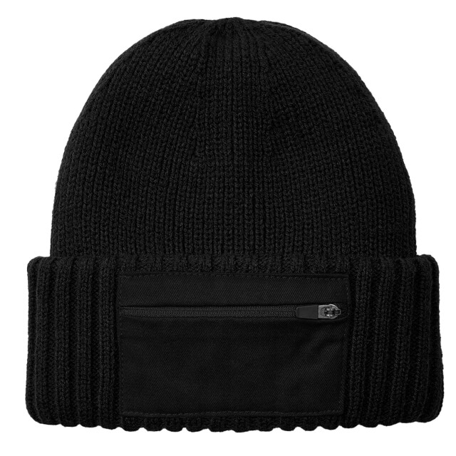 Beechfield Zip patch muts UTLT1137_black large