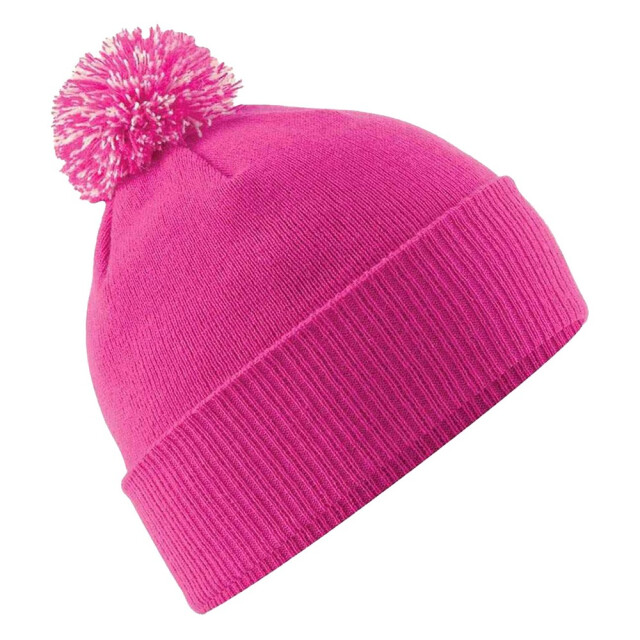Beechfield Snowstar muts voor kinderen UTLT1141_fuchsia large
