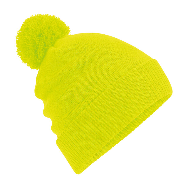 Beechfield Snowstar thermische muts UTLT1096_fluorescentyellow large