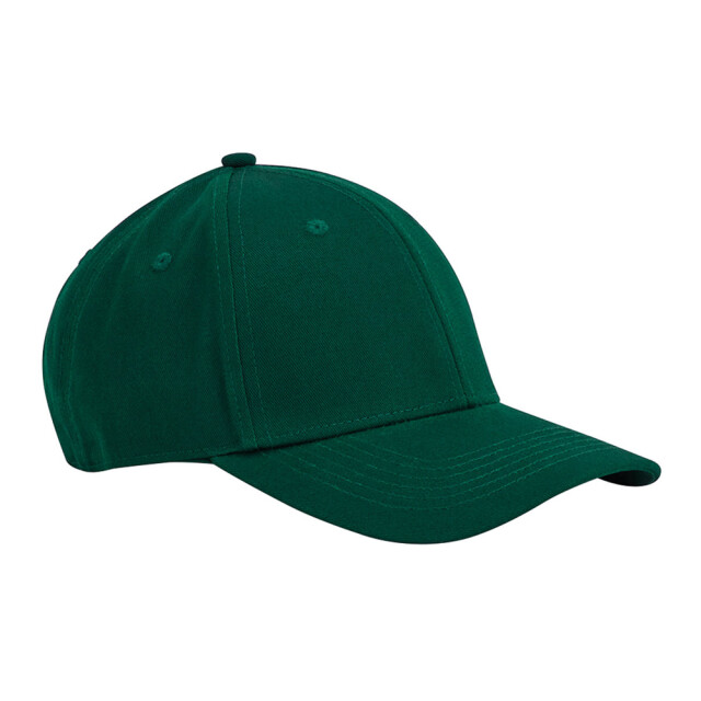 Beechfield Earthaware classic 6 panel organic cotton baseball cap UTLT1122_bottlegreen large
