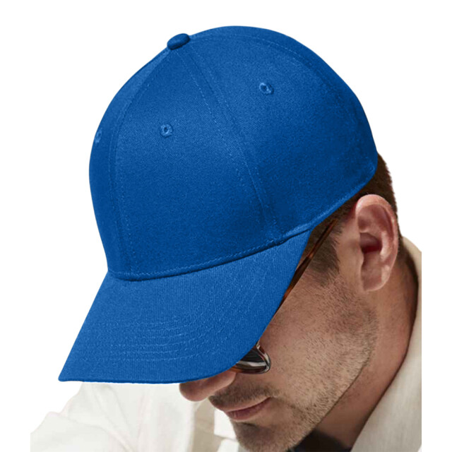 Beechfield Earthaware classic 6 panel organic cotton baseball cap UTLT1122_brightroyal large