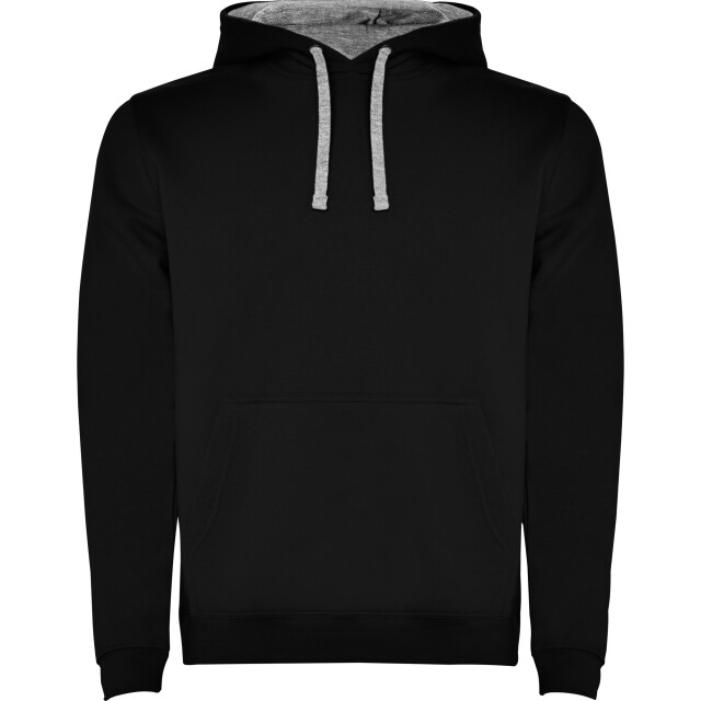 Roly Kinderen/kinderen urban hoodie UTLT4942_blackheathergrey large