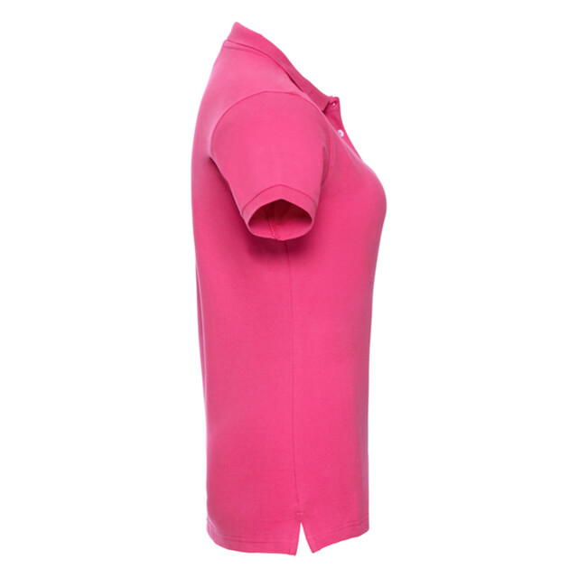 Russell Athletic Dames stretch fitted poloshirt UTLT4619_fuchsia large