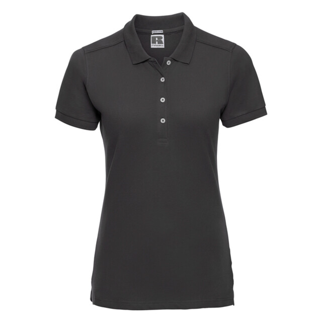 Russell Athletic Dames stretch fitted poloshirt UTLT4619_black large