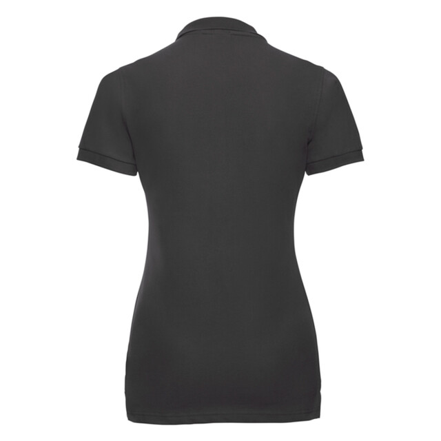 Russell Athletic Dames stretch fitted poloshirt UTLT4619_black large