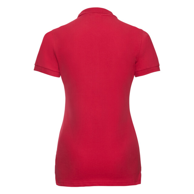 Russell Athletic Dames stretch fitted poloshirt UTLT4619_classicred large