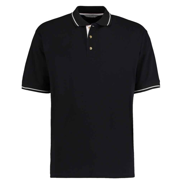 Kustom Kit Heren st mellion klassiek poloshirt UTLT3983_blackwhite large