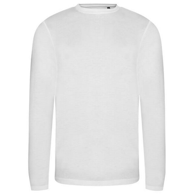Awdis Unisex triblend t-shirt met lange mouwen voor volwassenen UTLT3841_solidwhite large