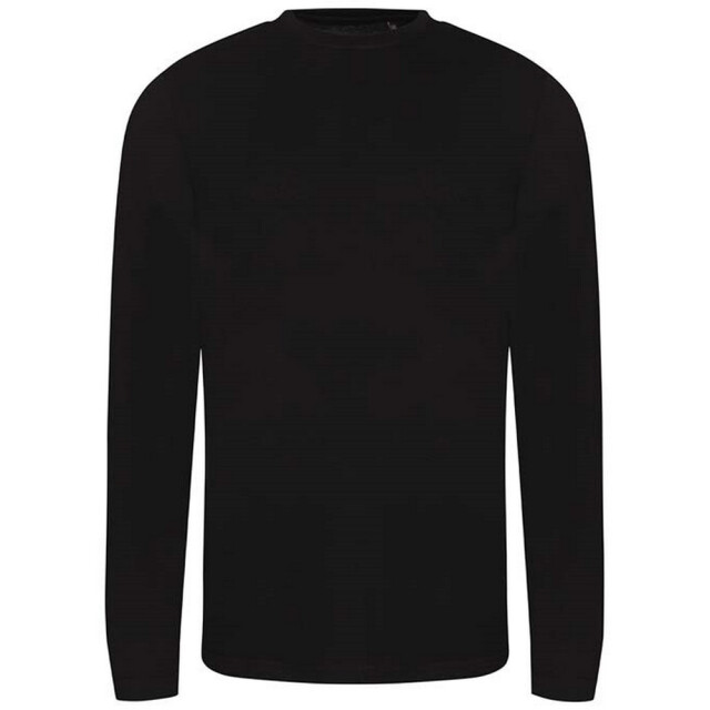 Awdis Unisex triblend t-shirt met lange mouwen voor volwassenen UTLT3841_solidblack large
