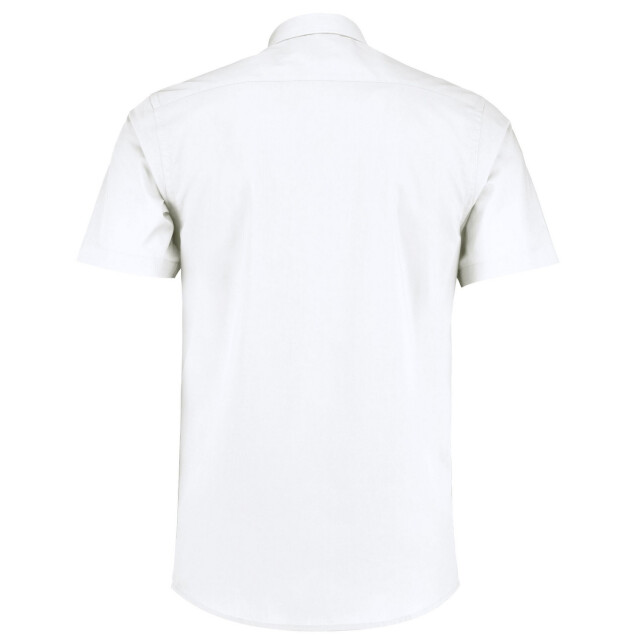 Kustom Kit Dames poplin klassiek overhemd met korte mouwen UTLT3898_white large
