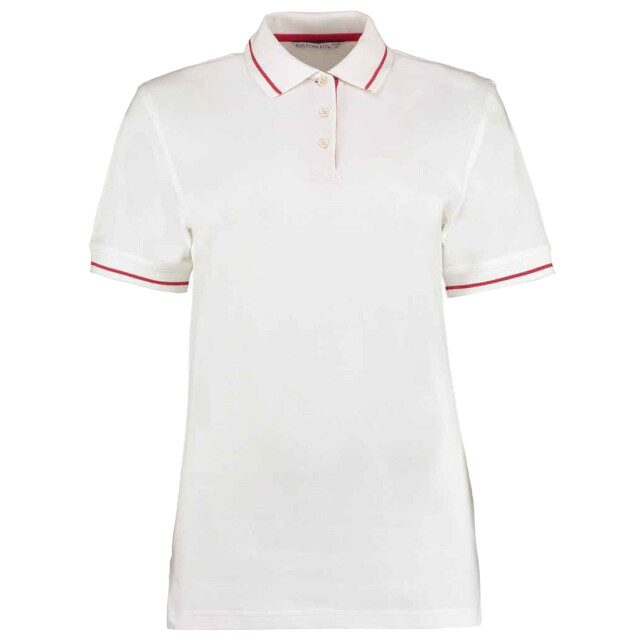 Kustom Kit Dames st mellion klassiek poloshirt UTLT3804_whitered large