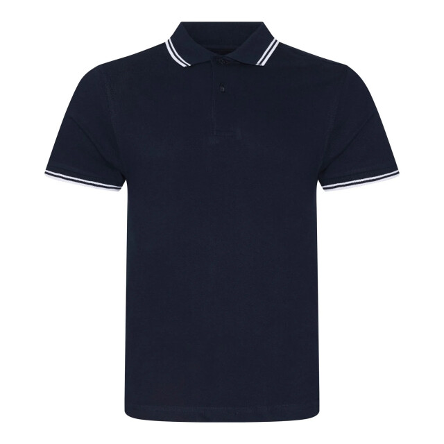 Awdis Heren gestipt stretch poloshirt UTLT3823_navywhite large