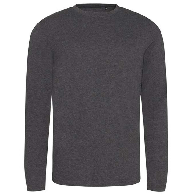 Awdis Unisex triblend t-shirt met lange mouwen voor volwassenen UTLT3841_heathercharcoal large