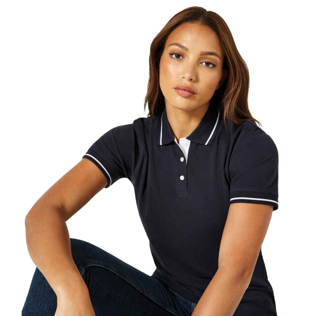 Kustom Kit Dames st mellion klassiek poloshirt UTLT3804_navywhite large