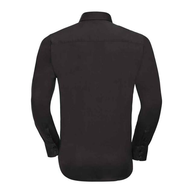 Russell Athletic Heren stretch overhemd met lange mouwen UTLT3683_black large