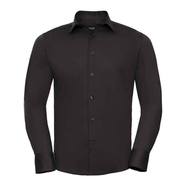 Russell Athletic Heren stretch overhemd met lange mouwen UTLT3683_black large