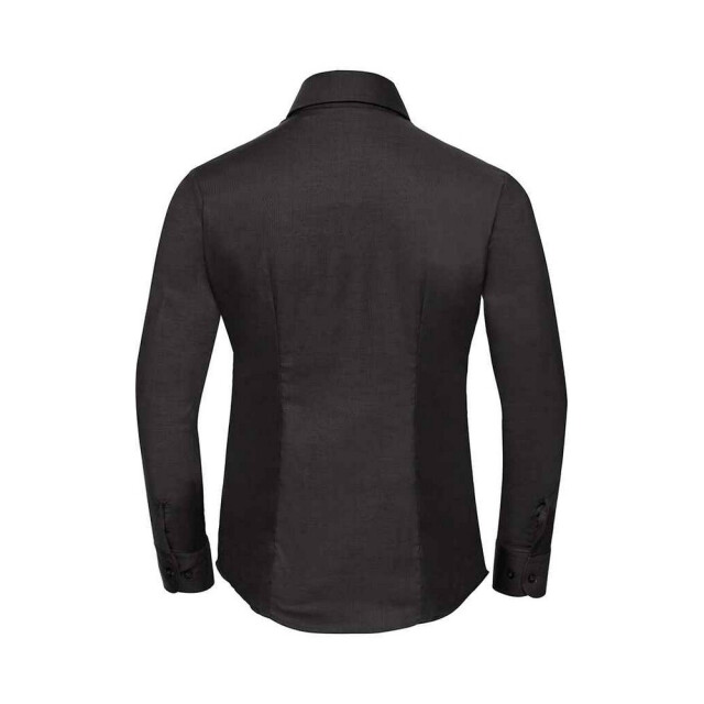 Russell Athletic Dames klassiek oxford overhemd met lange mouwen UTLT3661_black large