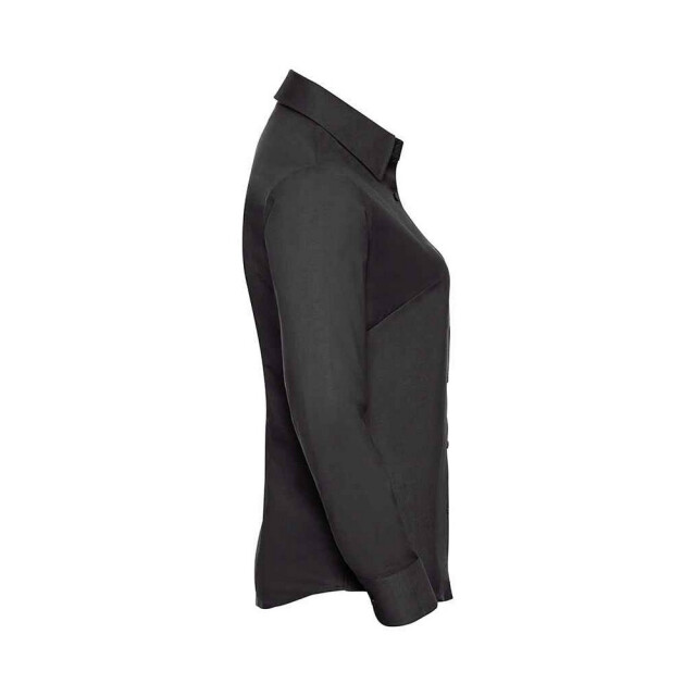 Russell Athletic Dames klassiek oxford overhemd met lange mouwen UTLT3661_black large