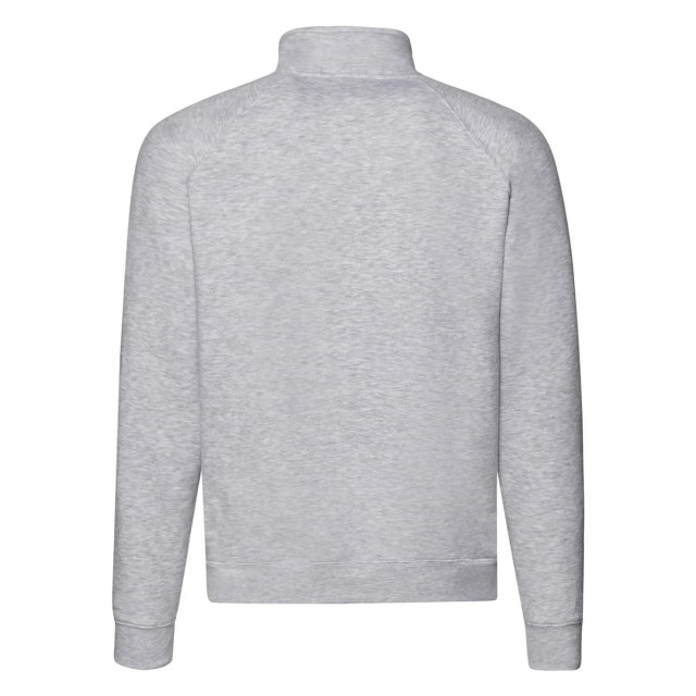 Fruit of the Loom Heren premium effen quarter zip raglan sweatshirt UTLT3233_heathergrey large