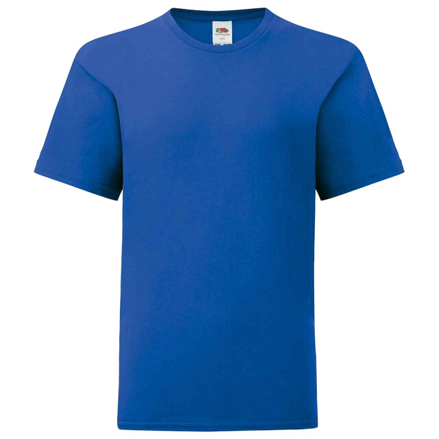 Fruit of the Loom Kinderen/kinderen iconisch t-shirt UTLT3179_royalblue large