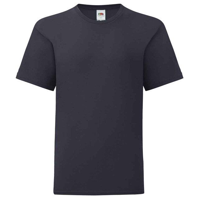 Fruit of the Loom Kinderen/kinderen iconisch t-shirt UTLT3179_deepnavy large