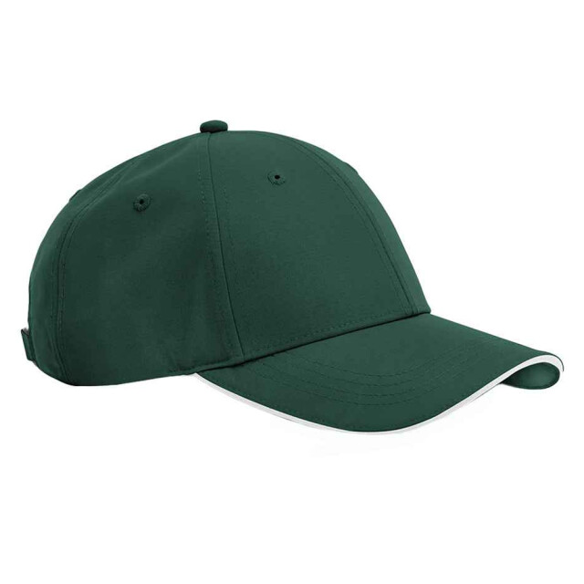 Beechfield Team sport-tech cap UTLT3114_bottlegreenwhite large