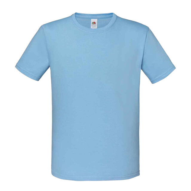 Fruit of the Loom Kinderen/kinderen iconisch t-shirt UTLT3179_skyblue large